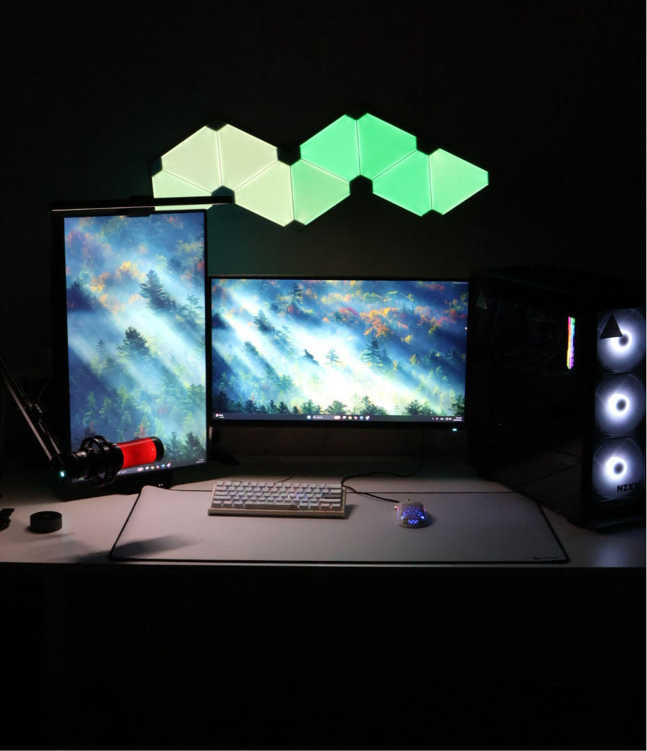 ‏ إضاءة نانو فيلوي مثلث 9 قطع