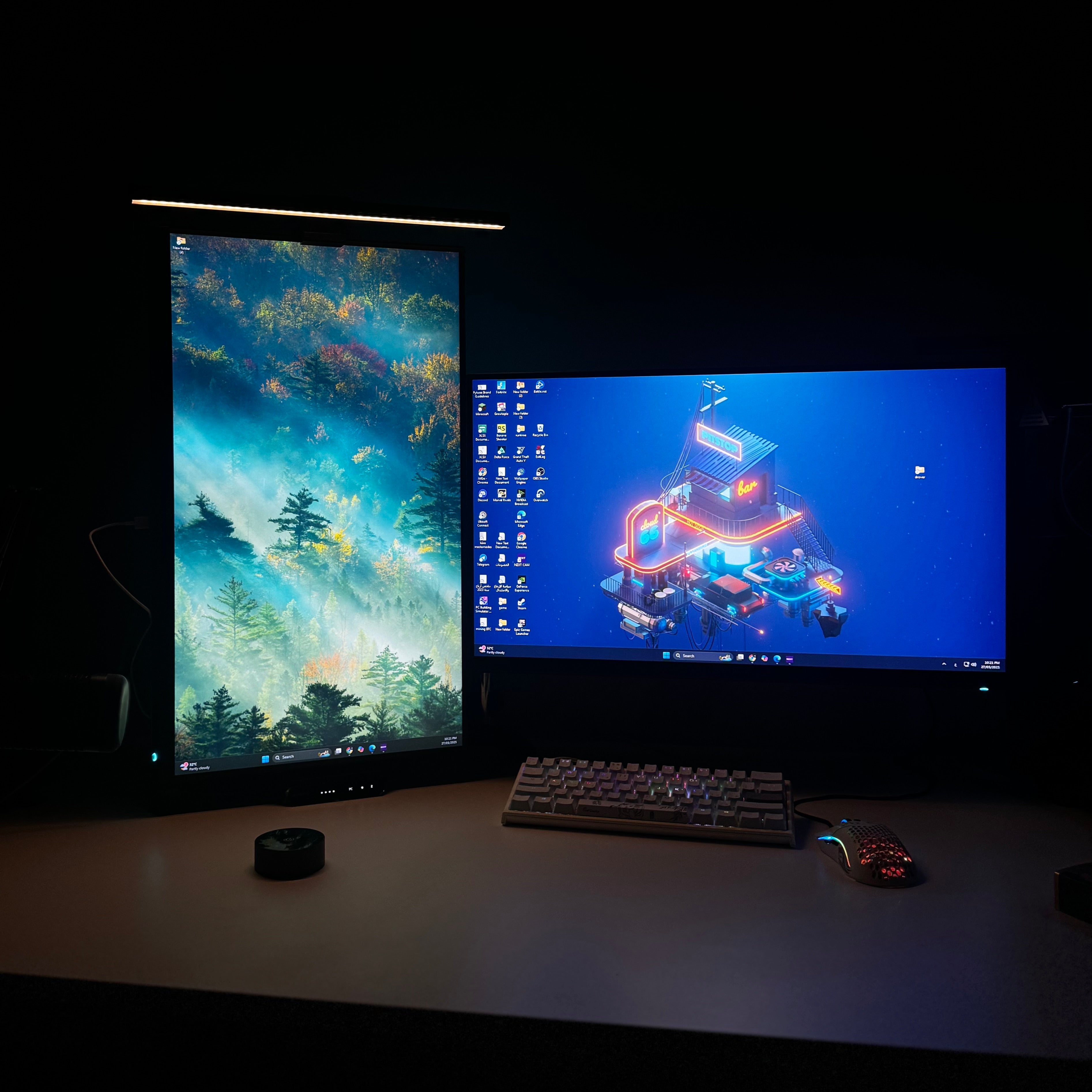 ‏إضاءة شاشة مطورة