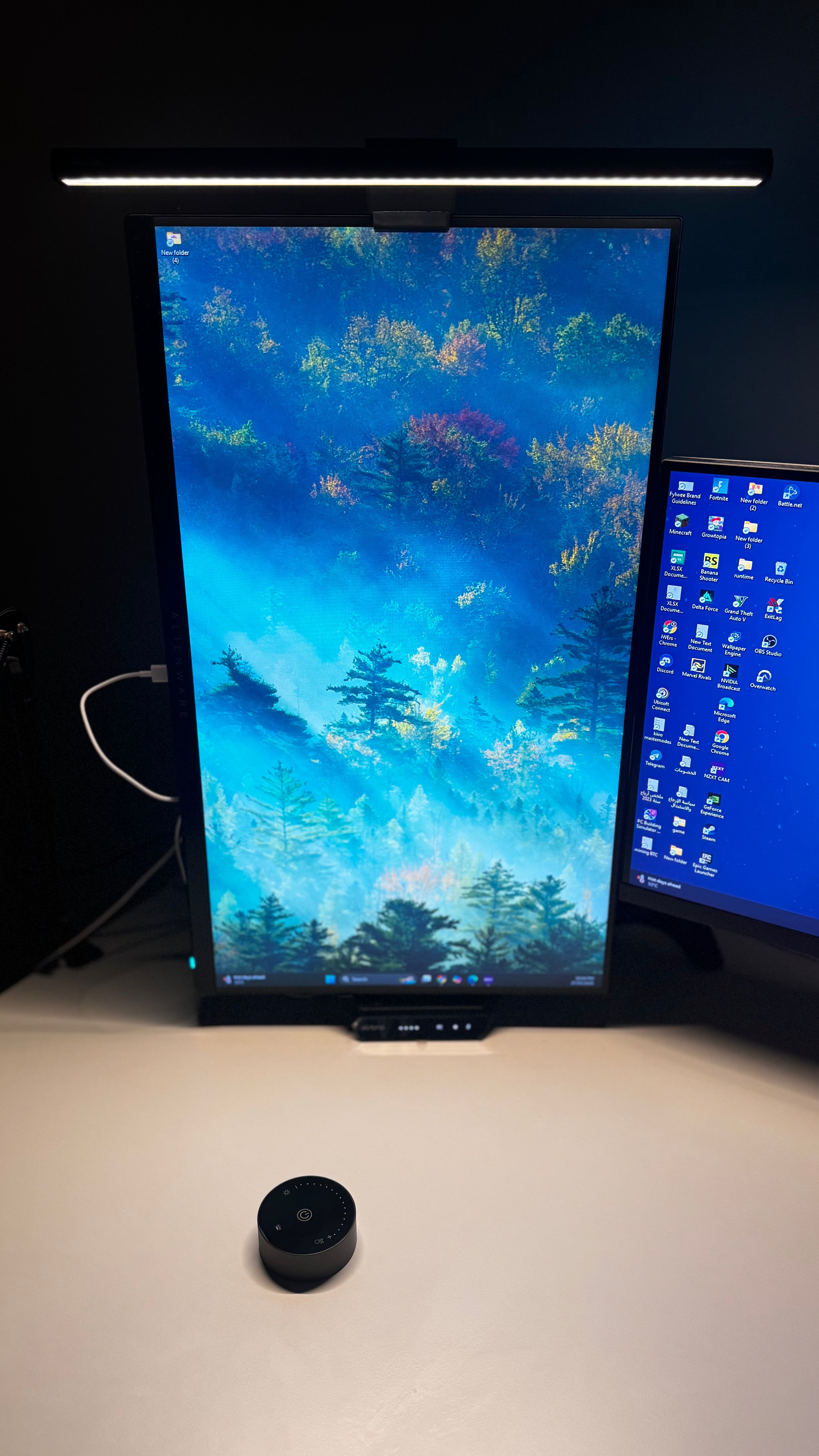 ‏إضاءة شاشة مطورة