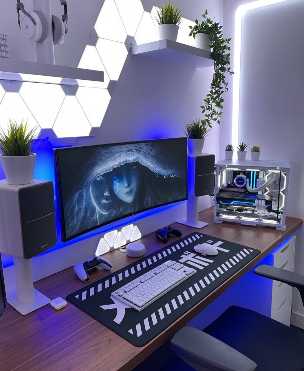 ‏ إضاءة نانو فيلوي مثلث 9 قطع